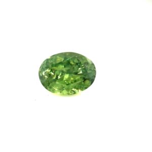 1.9ct Demantoid Garnet. Oval Shape. Eye Clean 8.2x6.2x4.7mm.  Beautiful green colour Origin : Namibia.