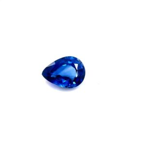 2.12ct Blue Sapphire, Eye clean. Beautiful Royal Blue. Pear shape. 8.9x6.6x4.2mm
