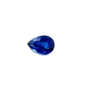 1.57ct Blue Sapphire, Eye clean. Beautiful Royal Blue. Pear shape. 8.4x5.7x4mm